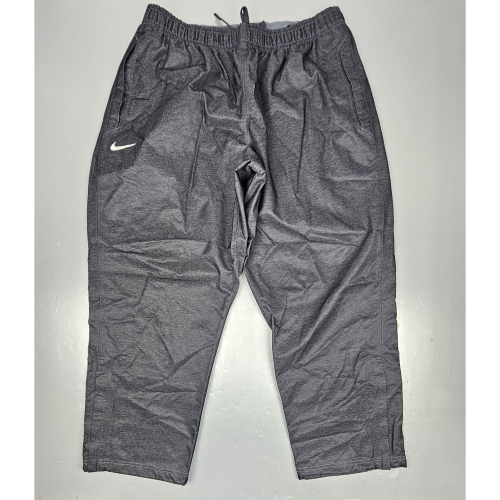 Nike Storm Fit Pants Mens 3XL Black Gray Waterproof 2.5 Zip‎ Ankle 535636-060
